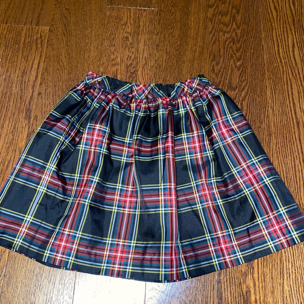 J Crew Stewart Tartan plaid skirt sz 10 Holiday